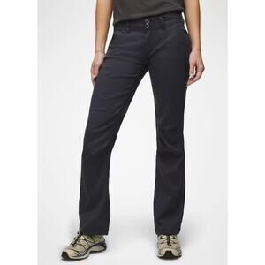 Prana Halle Pant Women’s 2 Regular Coal Standard Fit Boot Cut Low Rise Stretch